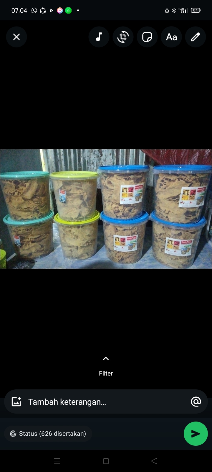 Peyek kacang tanah