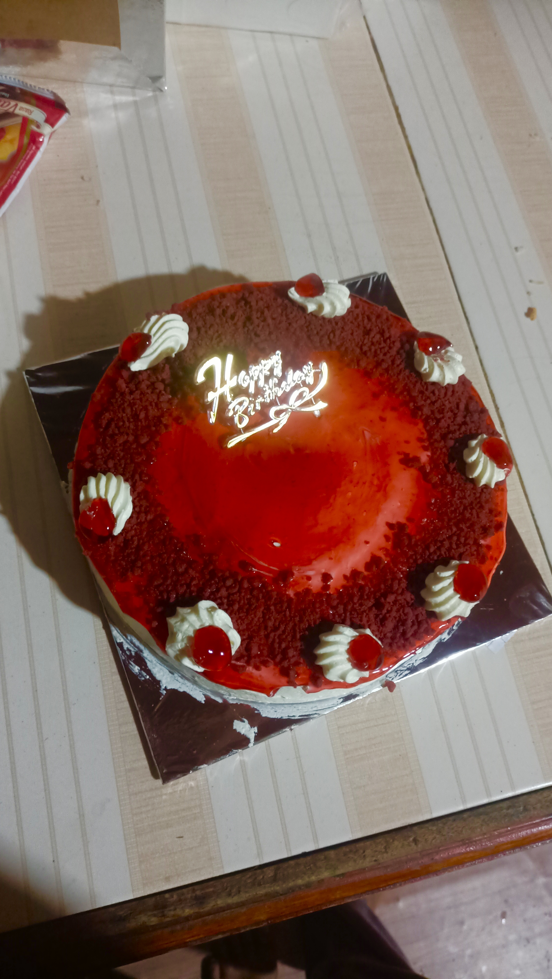 Kue ulang tahun brownis 