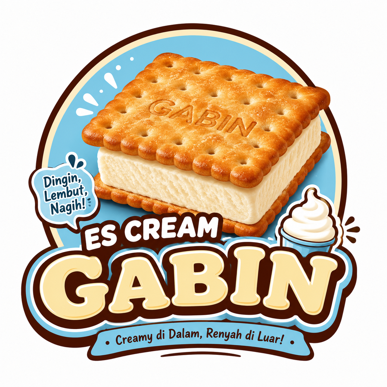 Sesi Potret (Photobooth) dan es cream