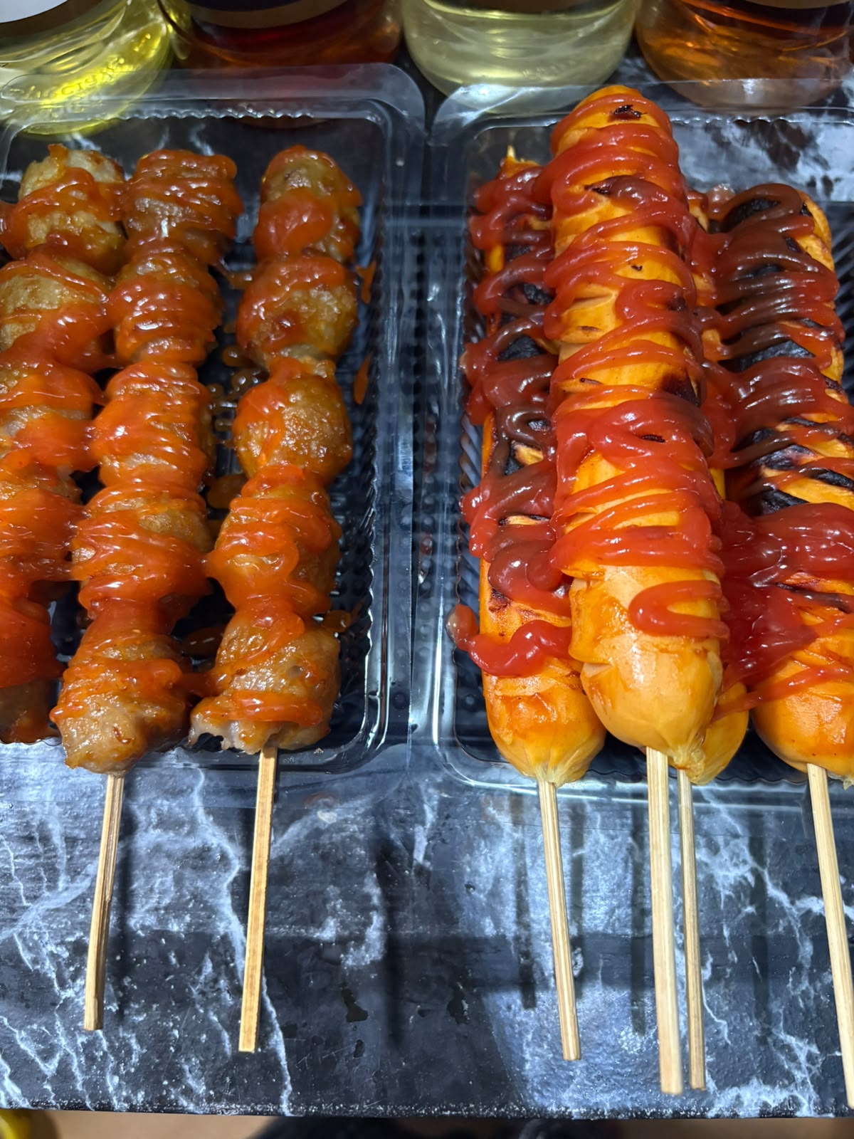 Pentol Bakar dan sosis bakar