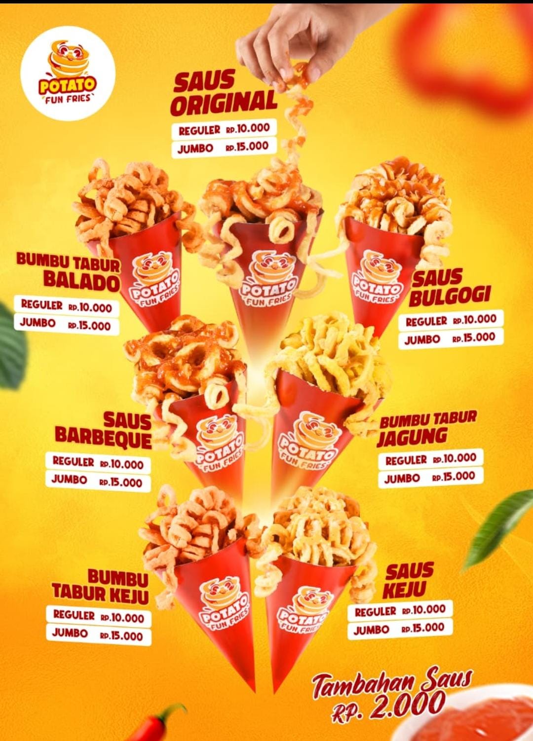 Potato fun fries