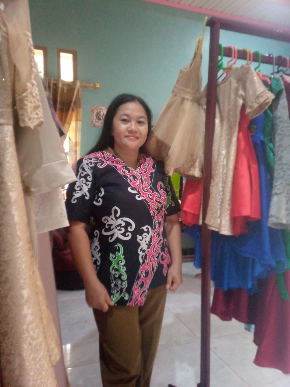 Rompi batik panjang
