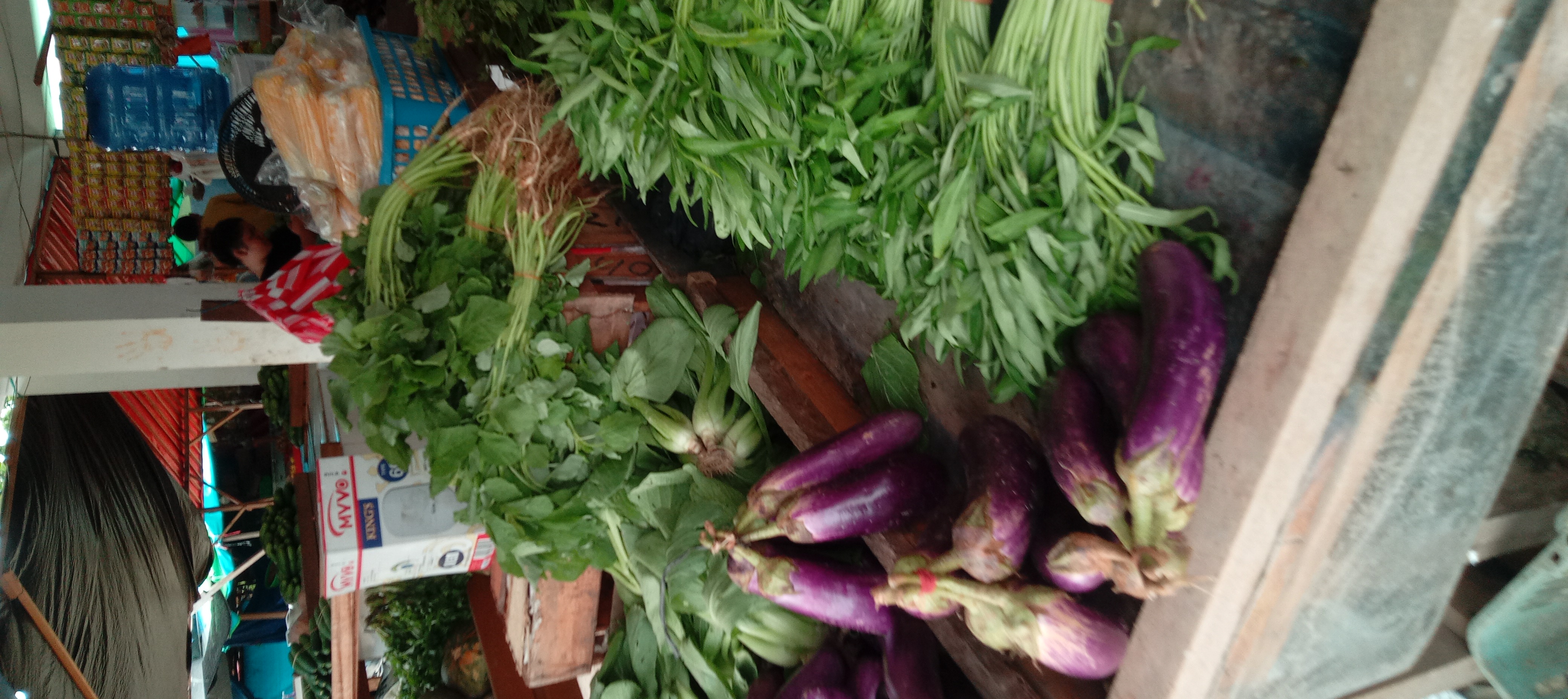 Pedagang sayur tanduk