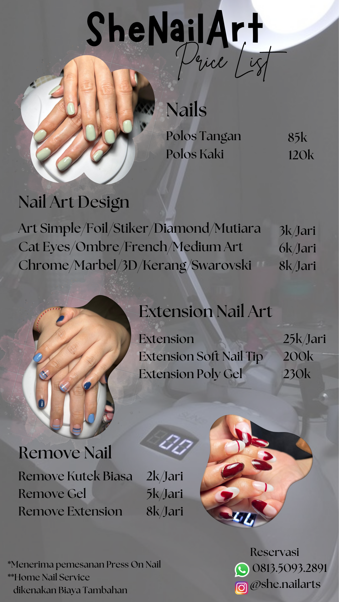 Nail arts