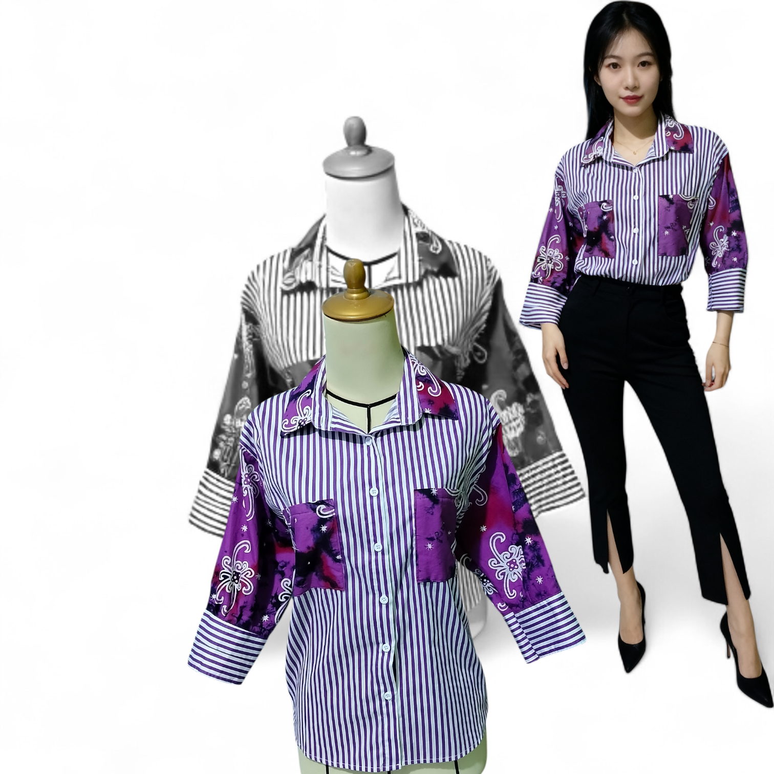 Kemeja wanita modifikasi