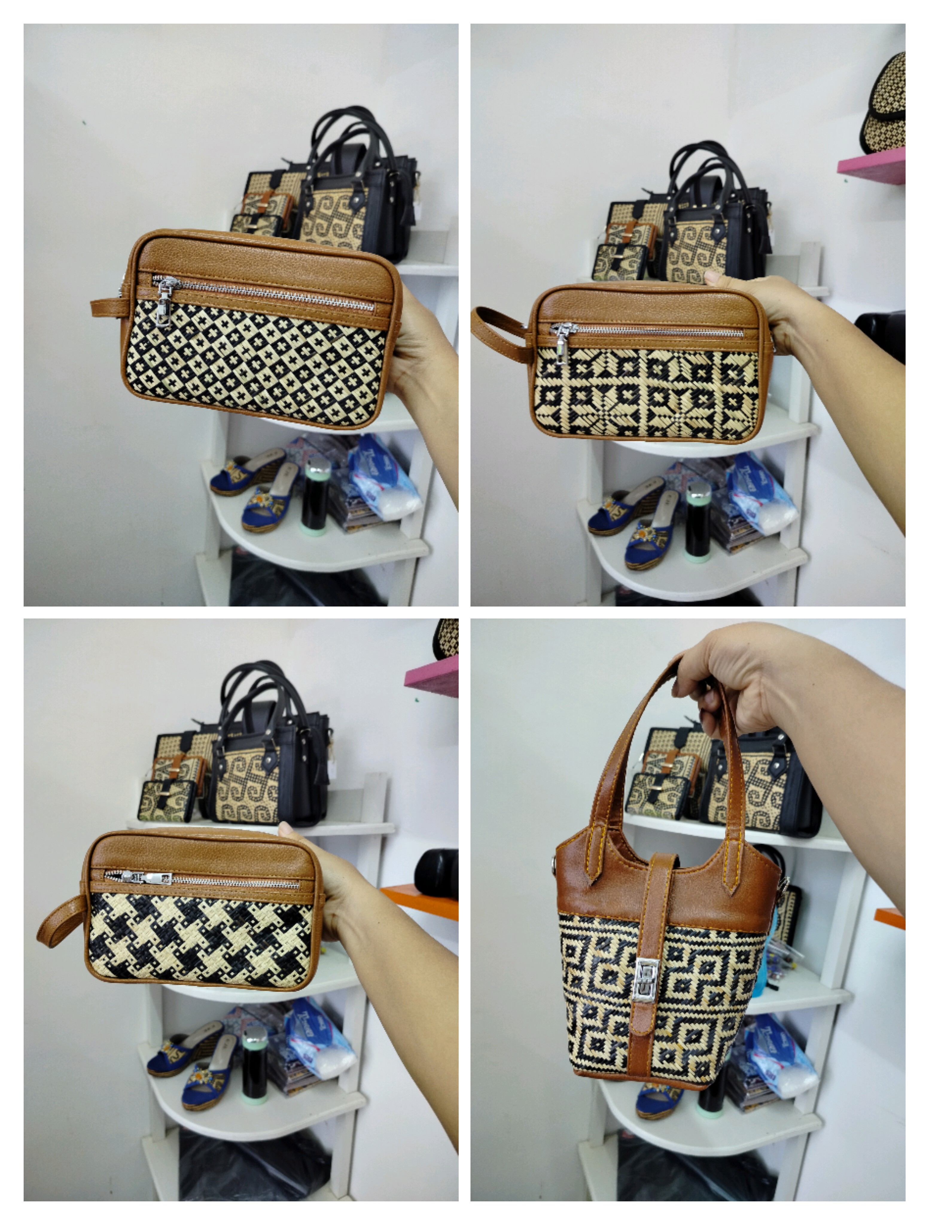 Handbag mix kulit