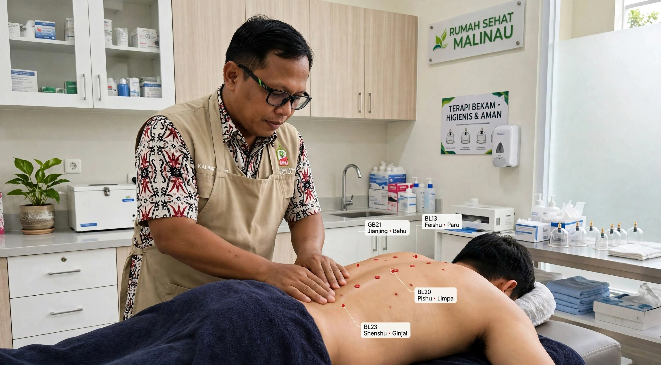 Rumah sehat malinau/jasa pijat dan berbekam 