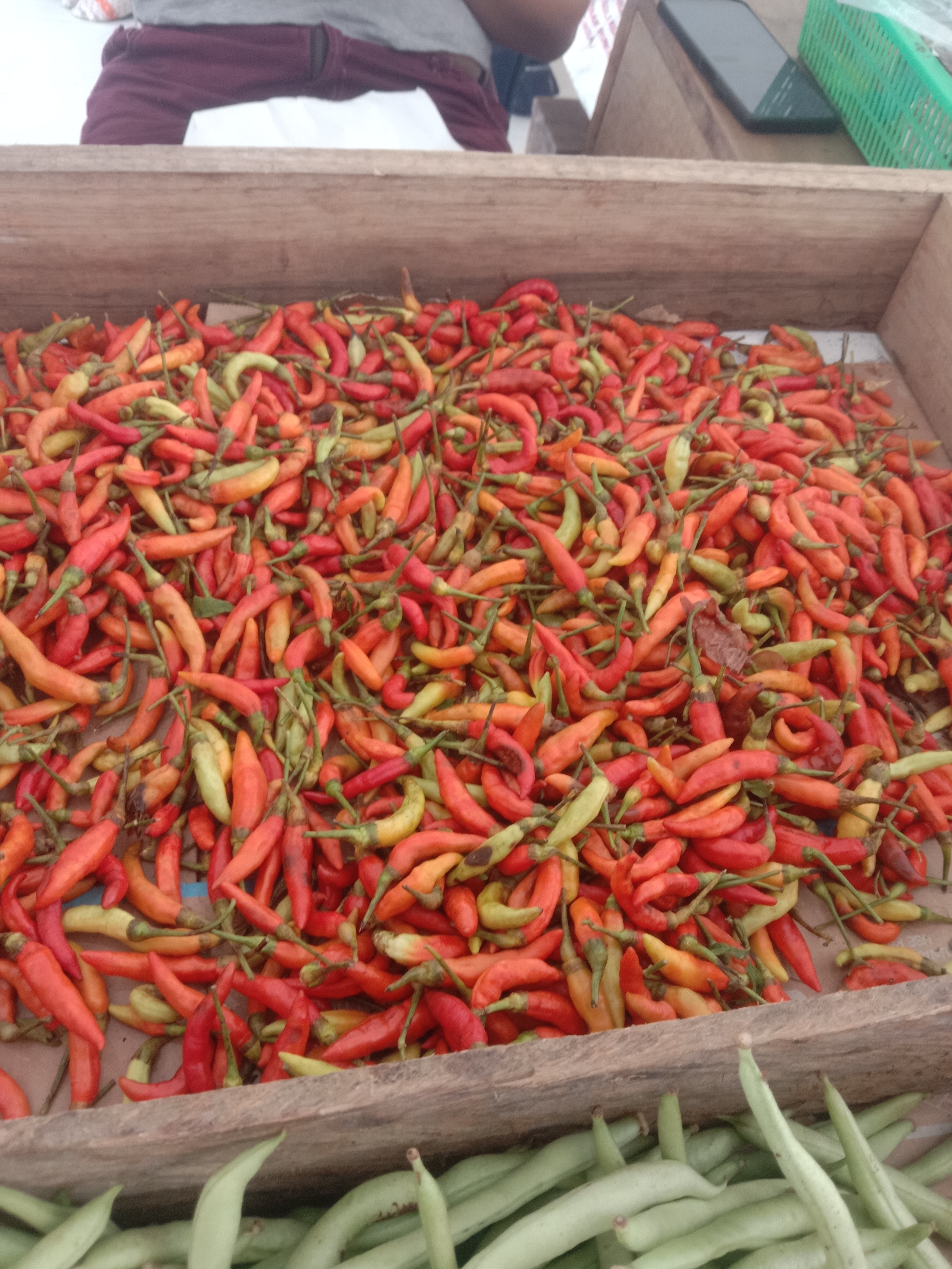Pedagang jual sayur