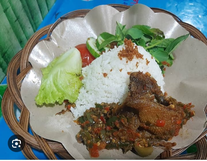 nasi bebek rica