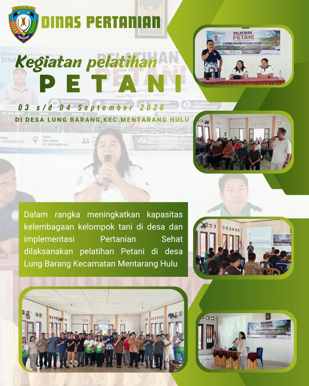 KEGIATAN PELATIHAN PETANI